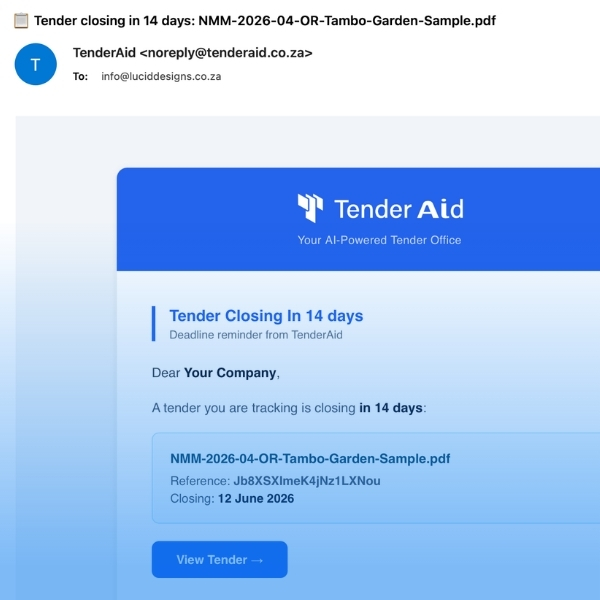 Bid Readiness Score